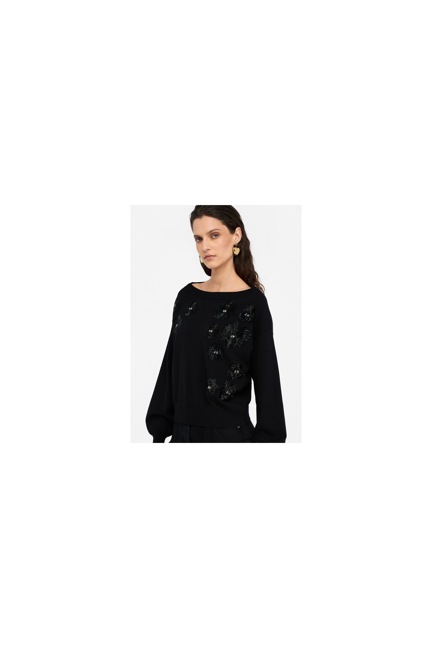 MAGLIA CON STRASS LIU JO