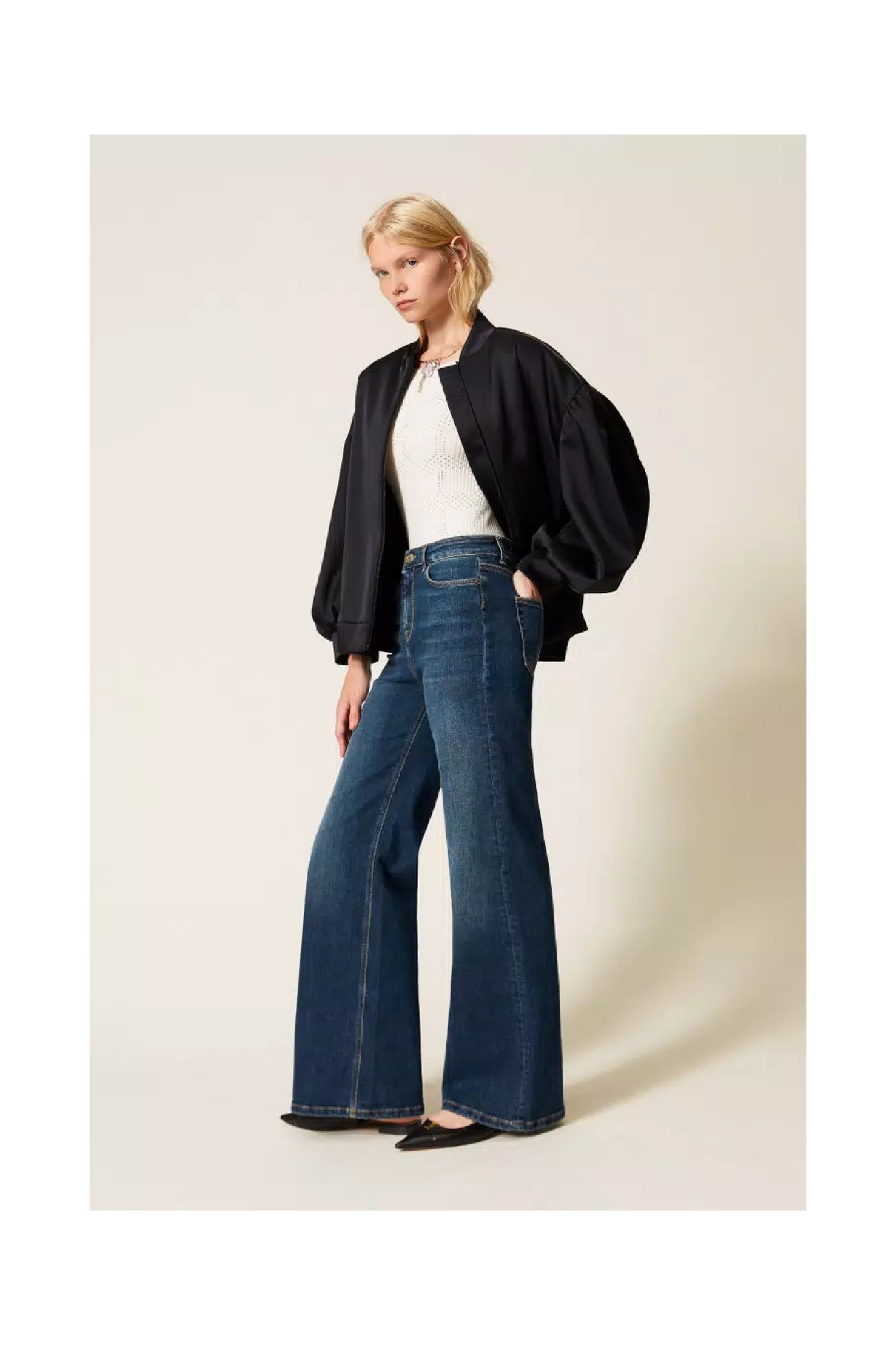 JEANS AMPI 5 TASCHE TWINSET