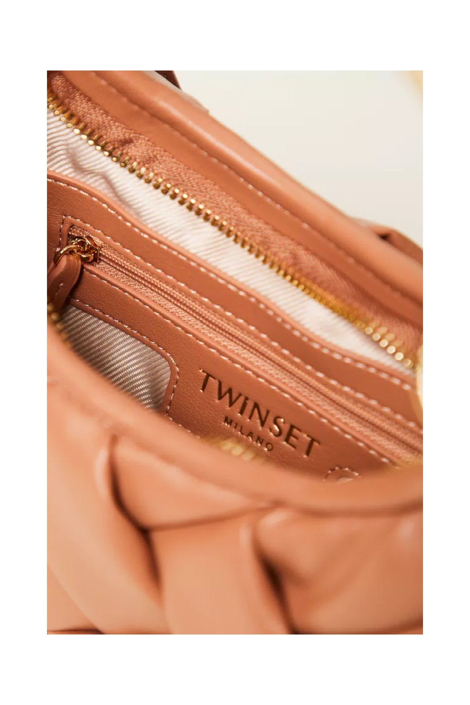 BORSA CROISSANT INTRECCIATA A MANO  TWINSET