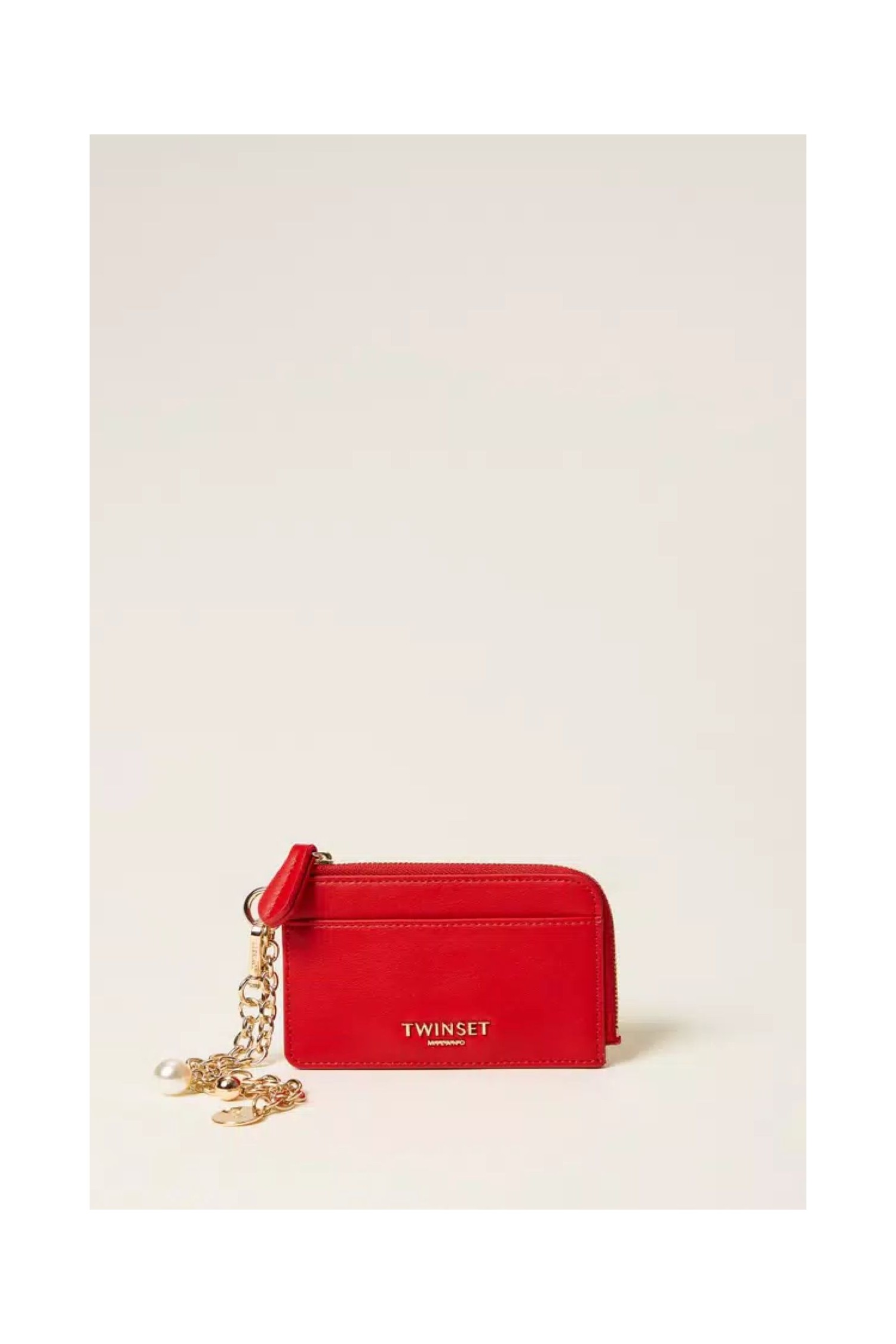 PORTA CARTE CON CHARMS E LOGO TWINSET