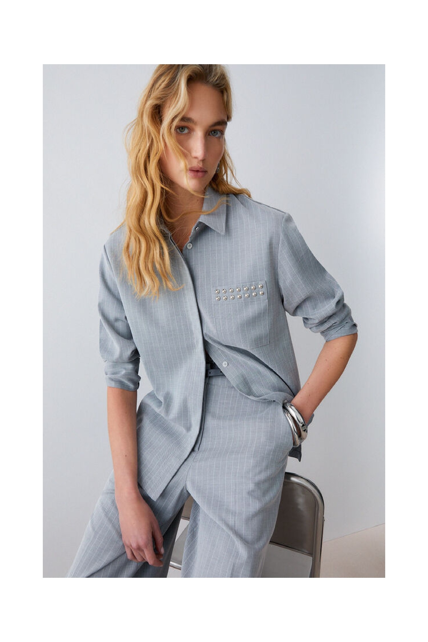 CAMICIA GESSATA CON BORCHIE LIU JO
