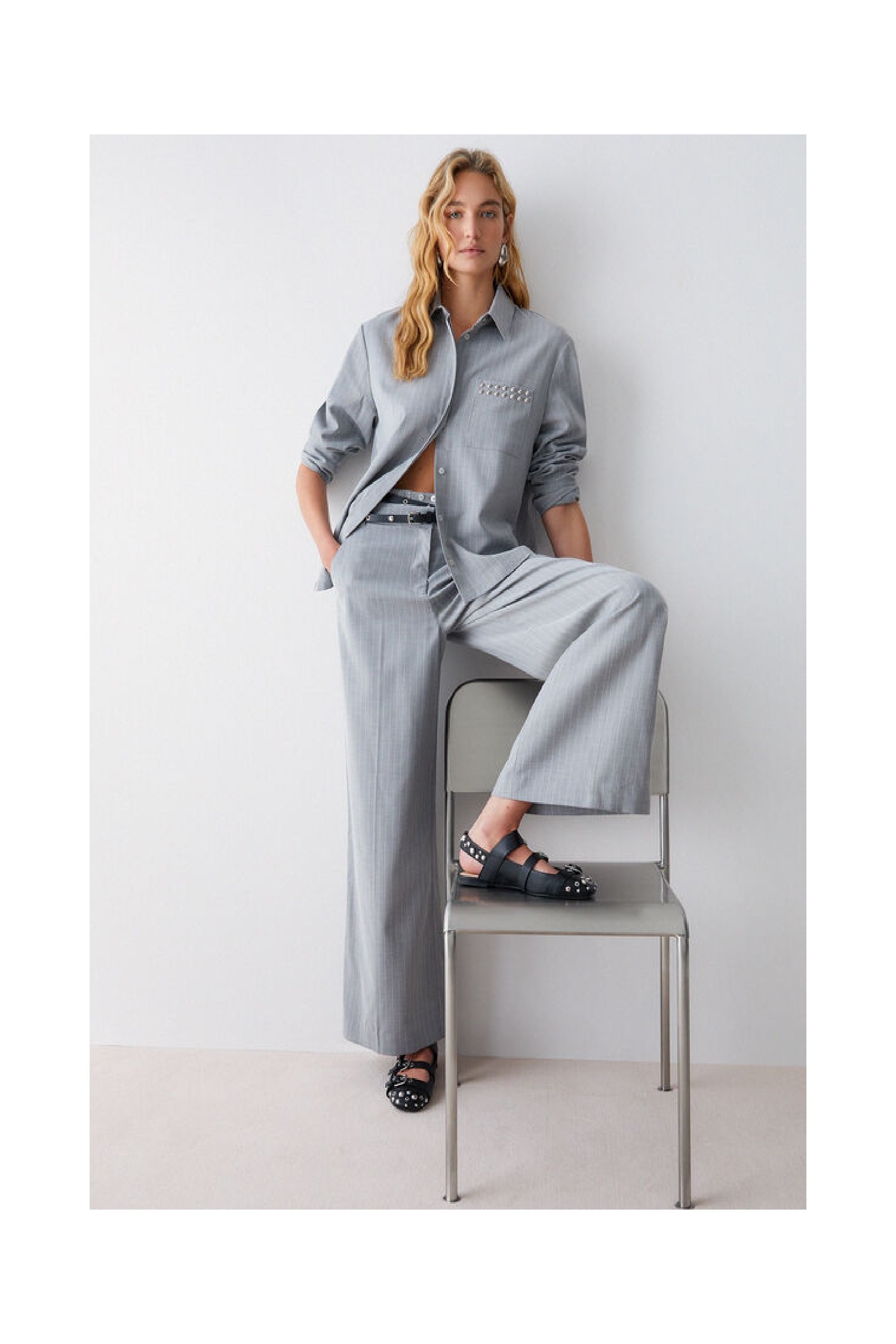 CAMICIA GESSATA CON BORCHIE LIU JO