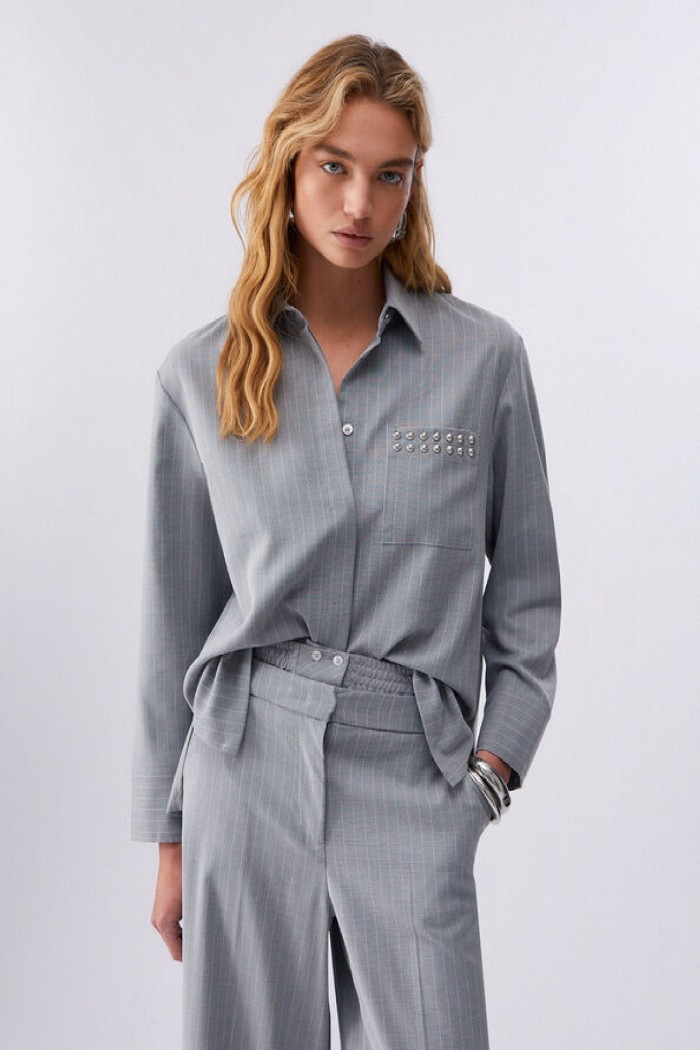 CAMICIA GESSATA CON BORCHIE LIU JO