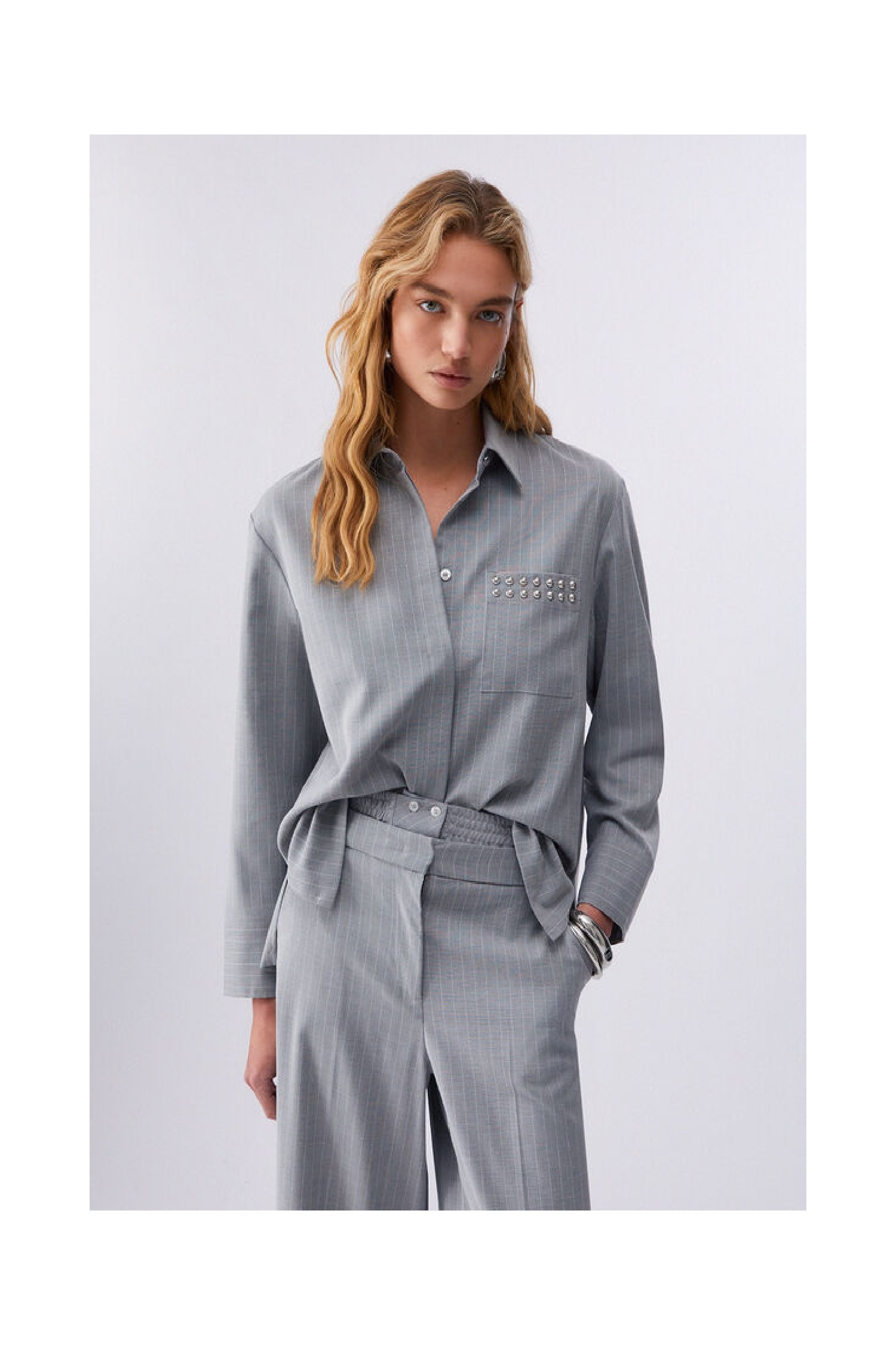 CAMICIA GESSATA CON BORCHIE LIU JO