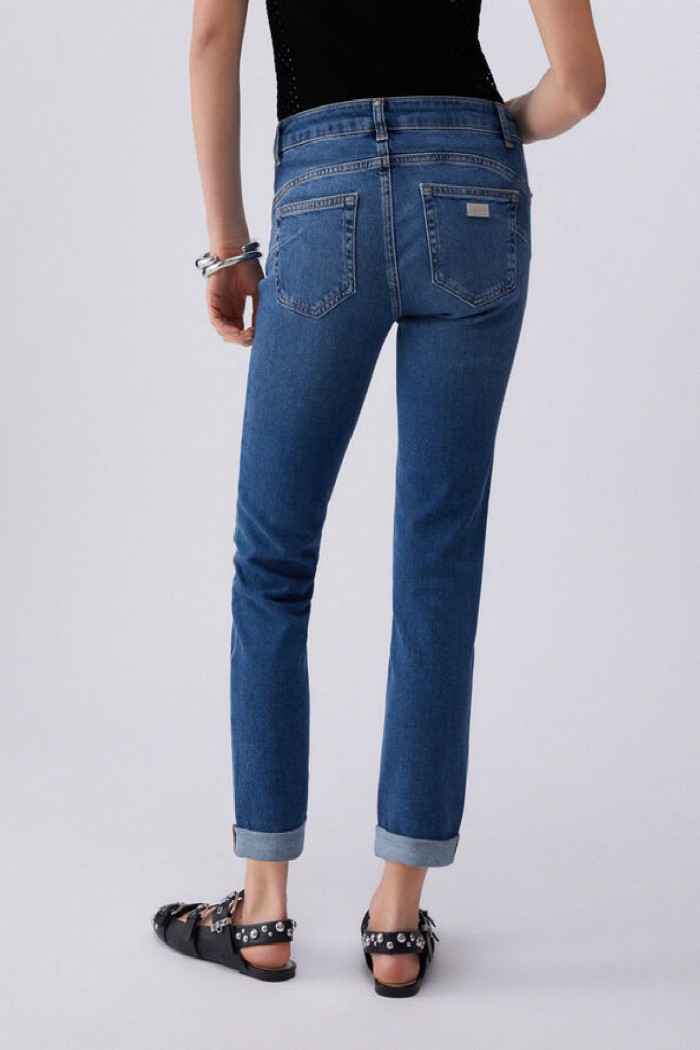  JEANS SKINNY CON RICAMI GIOIELLO LIU JO