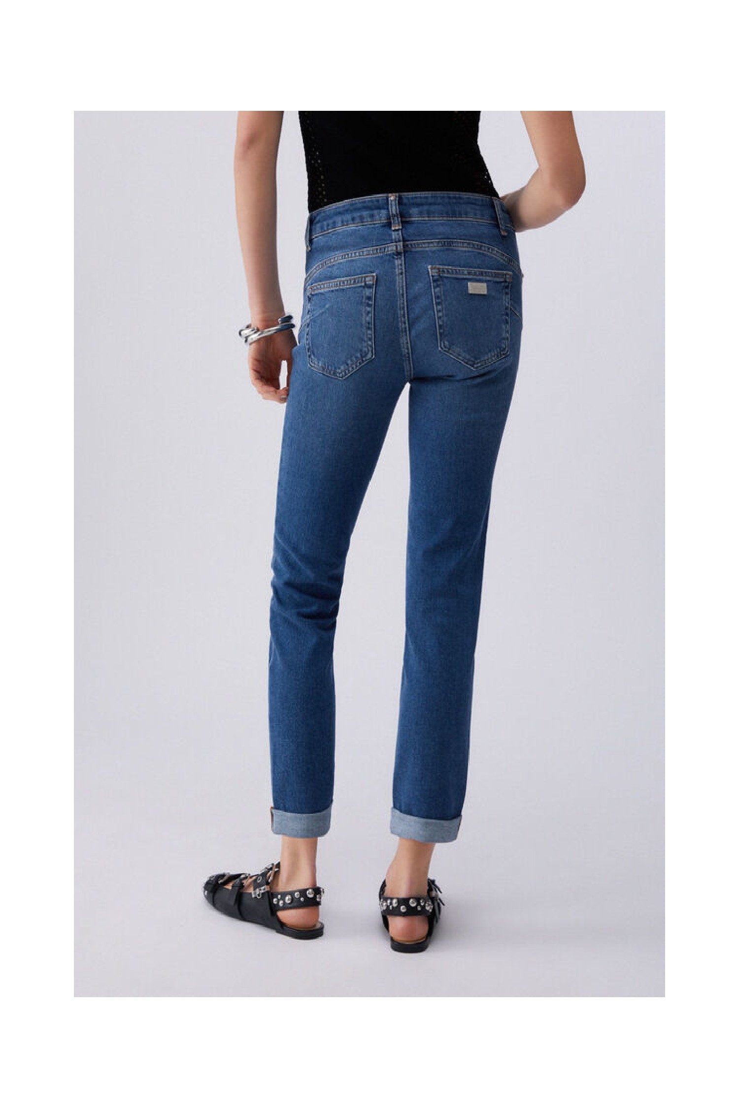  JEANS SKINNY CON RICAMI GIOIELLO LIU JO