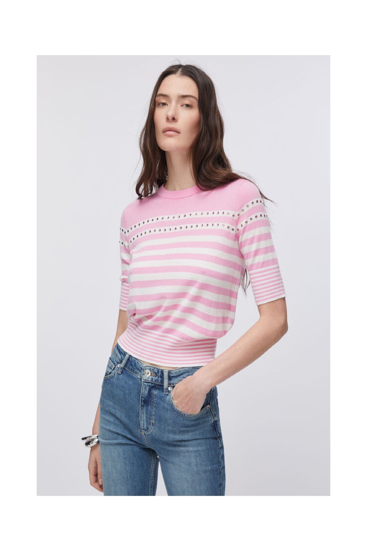 MAGLIA A RIGHE LIU JO