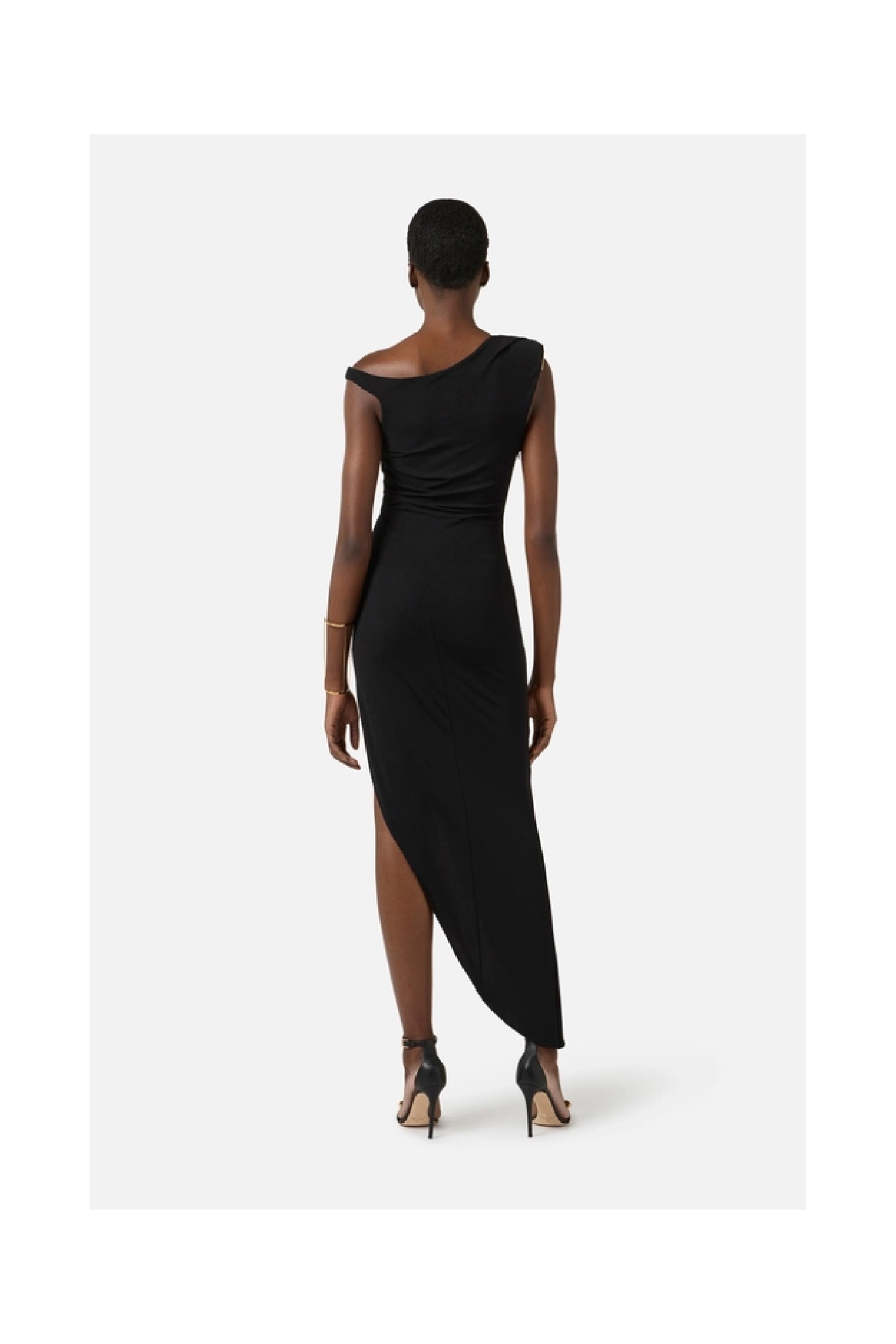 ABITO IN JERSEY CREPE CON SPALLINA GIOIELLO ELISABETTA FRANCHI