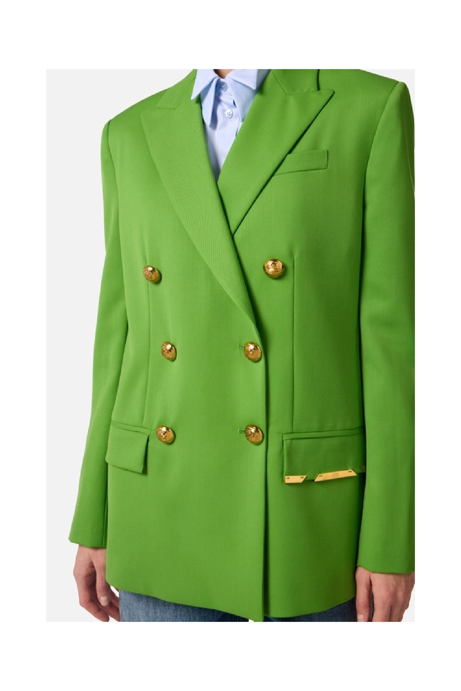 GIACCA IN FRESCO LANA CON PLACCA GIOIELLO ELISABETTA FRANCHI