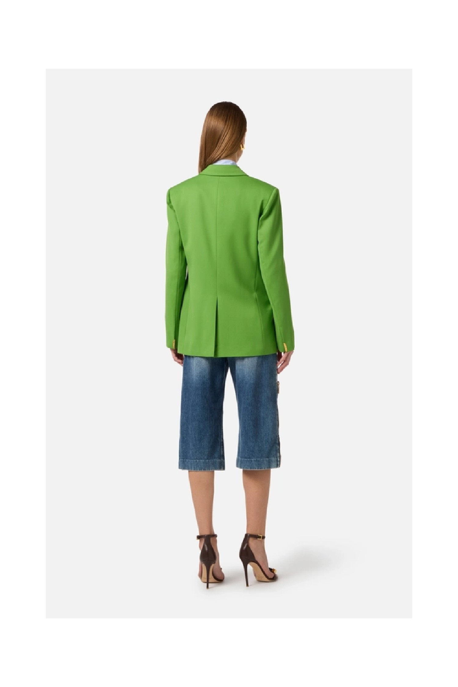 GIACCA IN FRESCO LANA CON PLACCA GIOIELLO ELISABETTA FRANCHI