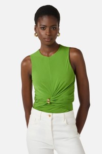 TOP IN JERSEY CON DETTAGLIO GIOIELLO ELISABETTA FRANCHI