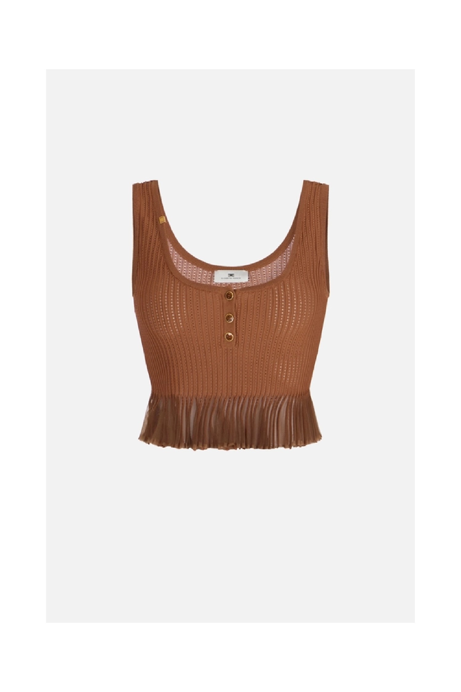 TOP IN MAGLIA A JOUR ELISABETTA FRANCHI