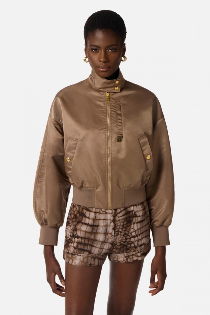 BOMBER IN NYLON ELISABETTA FRANCHI