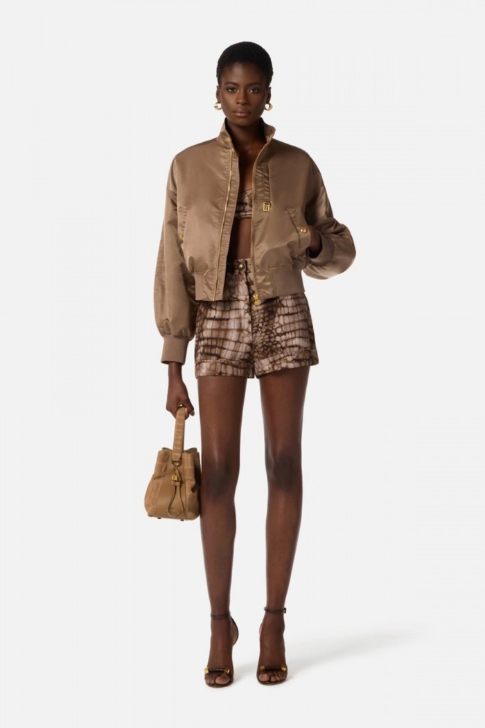 BOMBER IN NYLON ELISABETTA FRANCHI