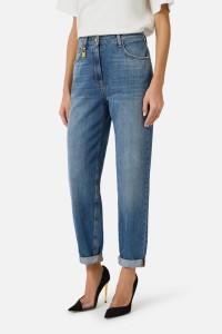 JEANS A OVETTO CON LUCCHETTO GIOIELLO ELISABETTA FRANCHI