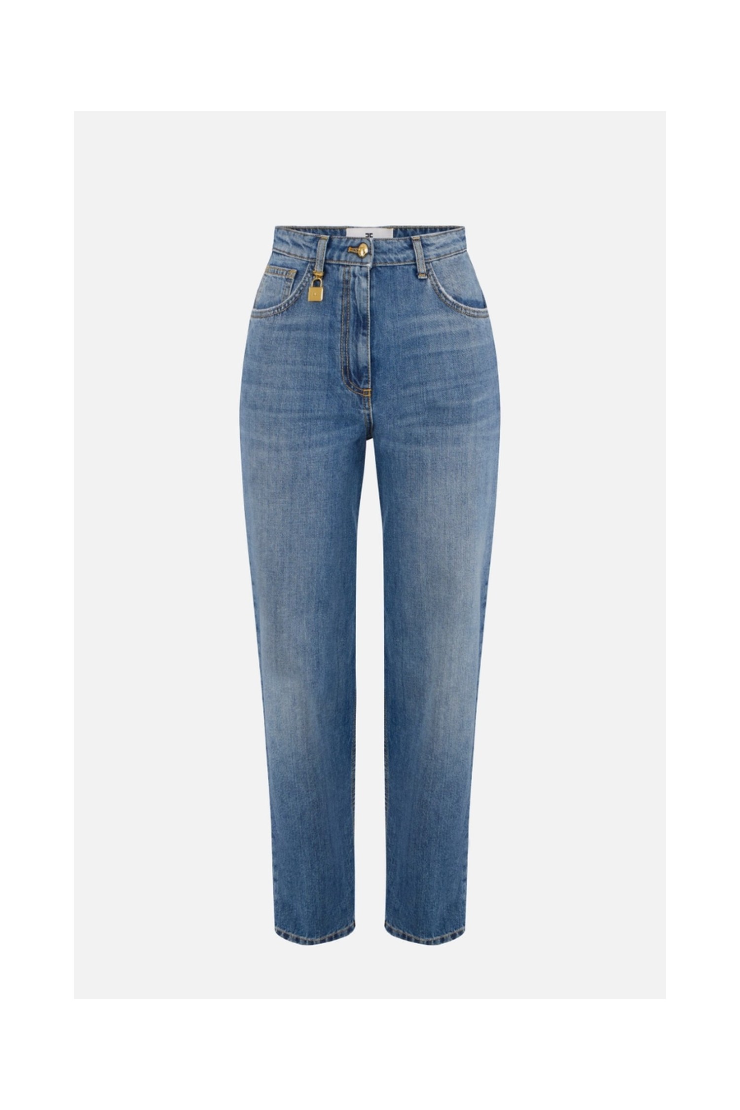 JEANS A OVETTO CON LUCCHETTO GIOIELLO ELISABETTA FRANCHI