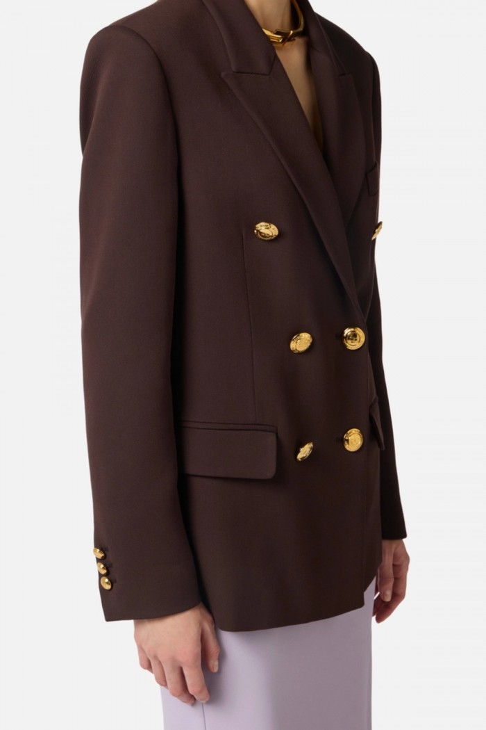 GIACCA DOPPIOPETTO IN GABARDINA ELISABETTA FRANCHI