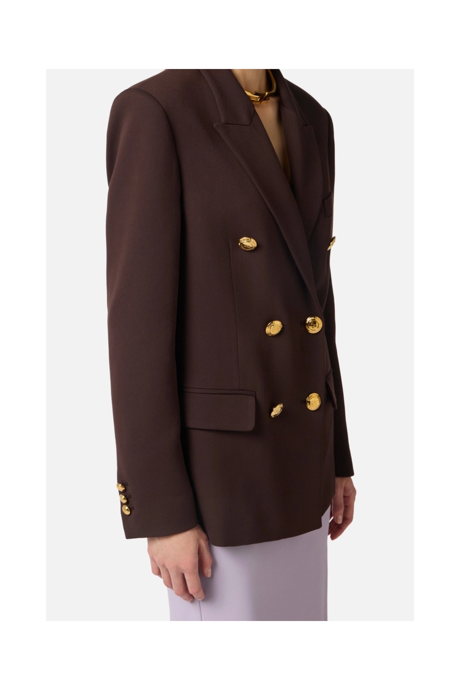 GIACCA DOPPIOPETTO IN GABARDINA ELISABETTA FRANCHI