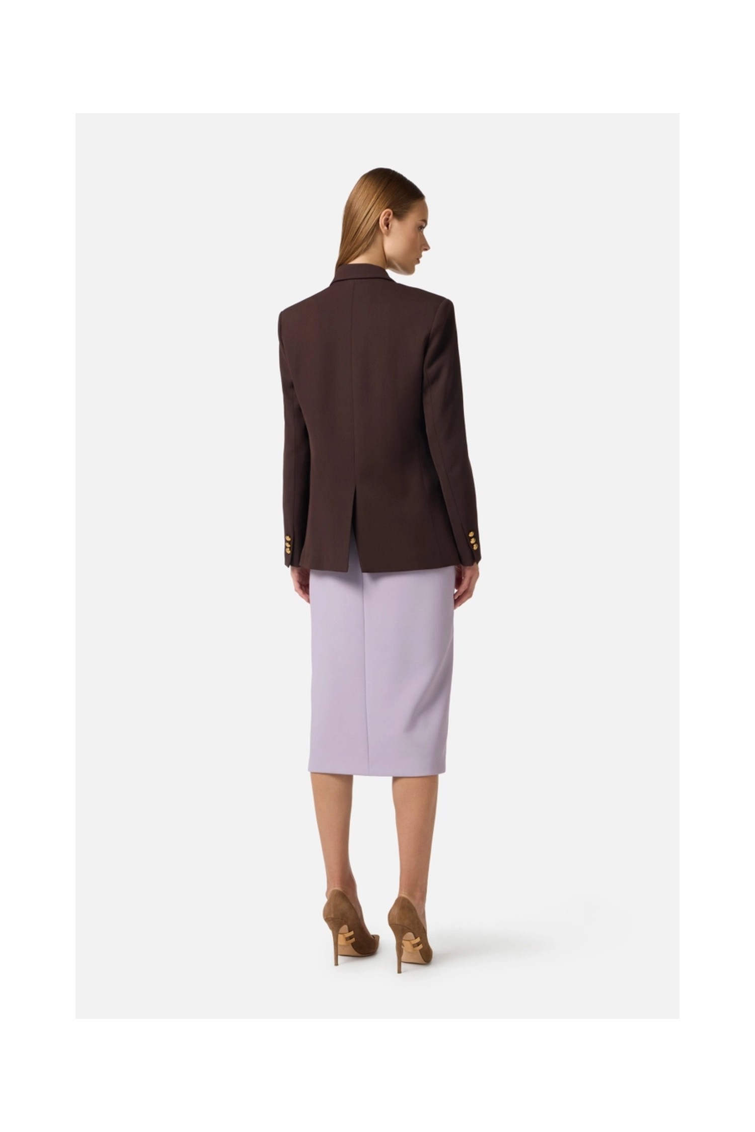 GIACCA DOPPIOPETTO IN GABARDINA ELISABETTA FRANCHI