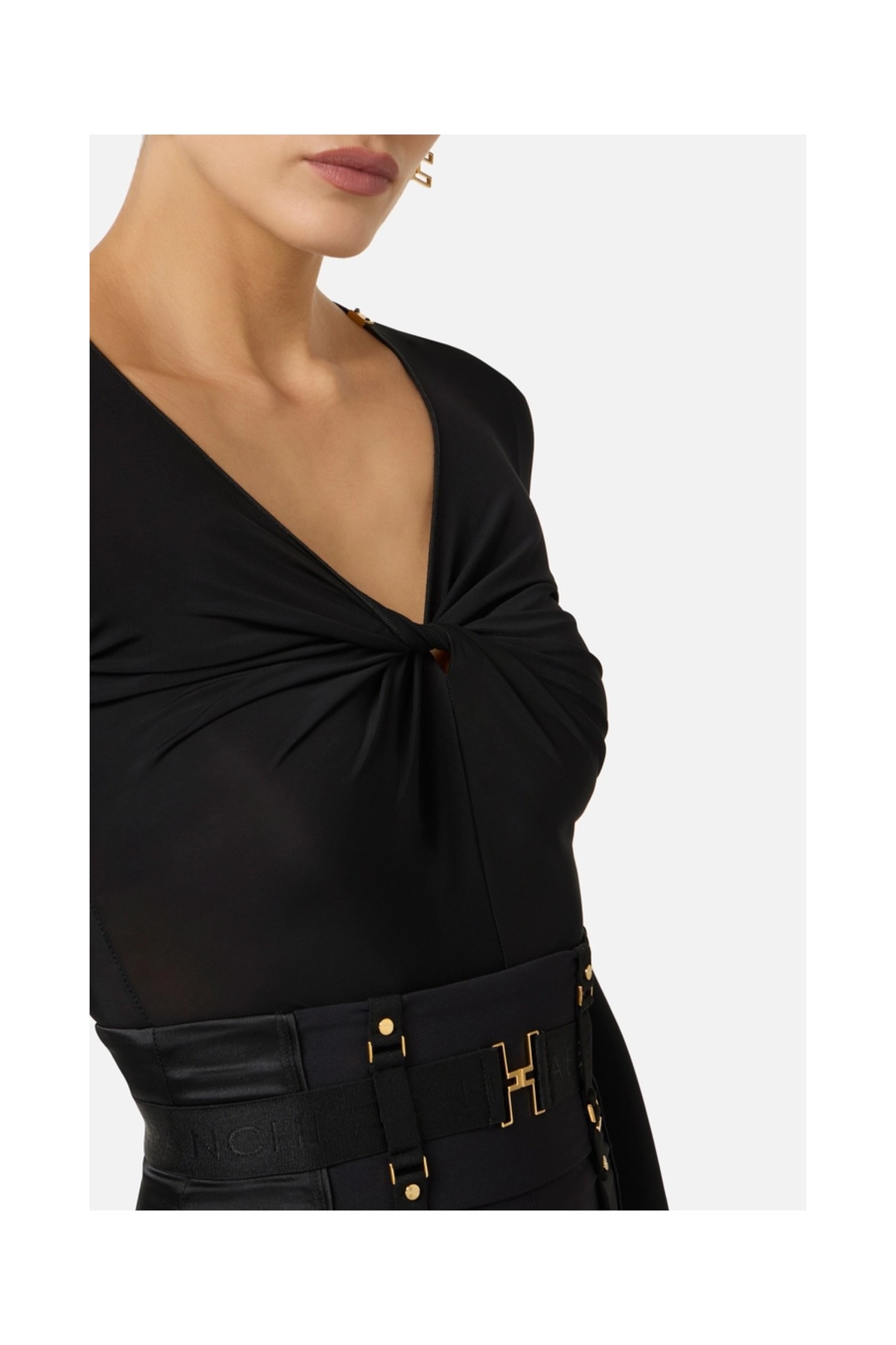 BODY  IN JERSEY CREPE ' CON DRAPEGGIO ELISABETTA FRANCHI