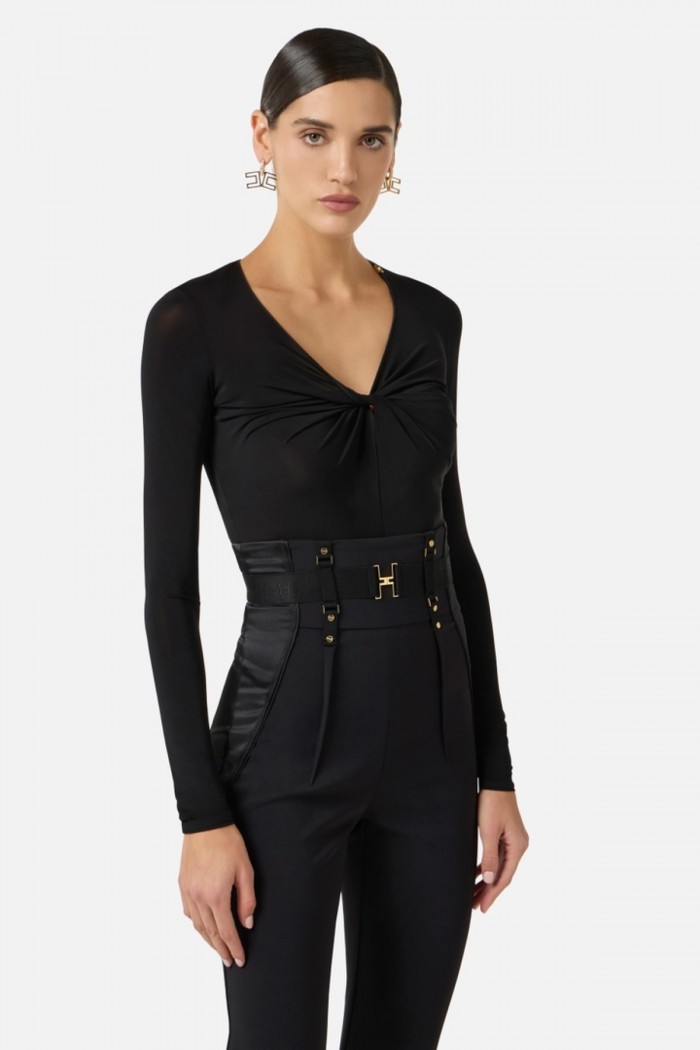 BODY  IN JERSEY CREPE ' CON DRAPEGGIO ELISABETTA FRANCHI