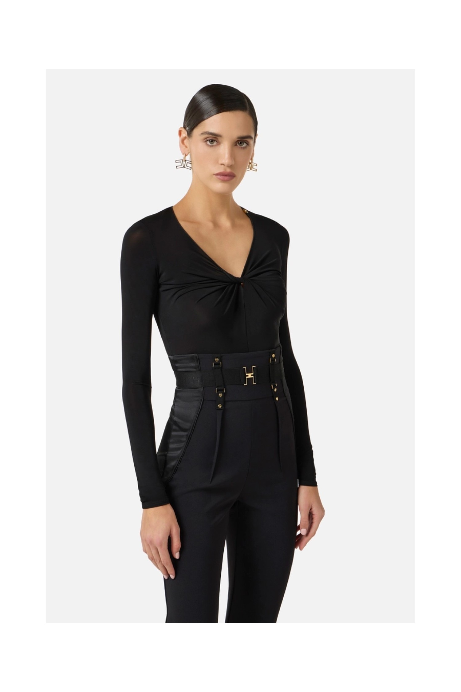 BODY  IN JERSEY CREPE ' CON DRAPEGGIO ELISABETTA FRANCHI