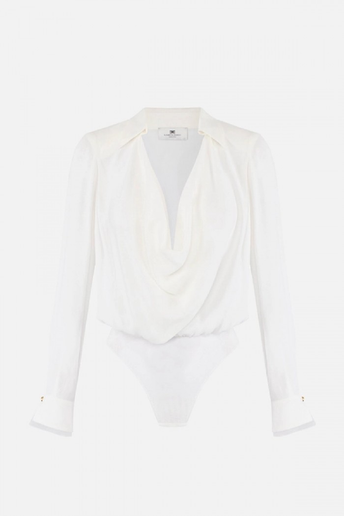 BODY IN GEORGETTE DI VISCOSA ELISABETTA FRANCHI