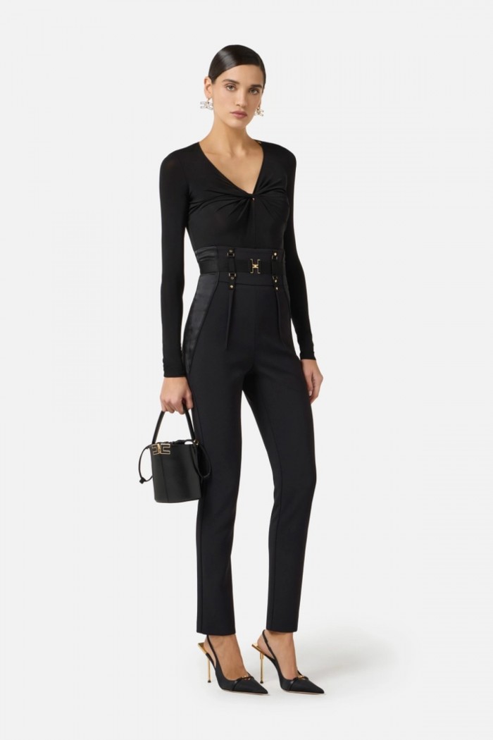 BODY  IN JERSEY CREPE ' CON DRAPEGGIO ELISABETTA FRANCHI