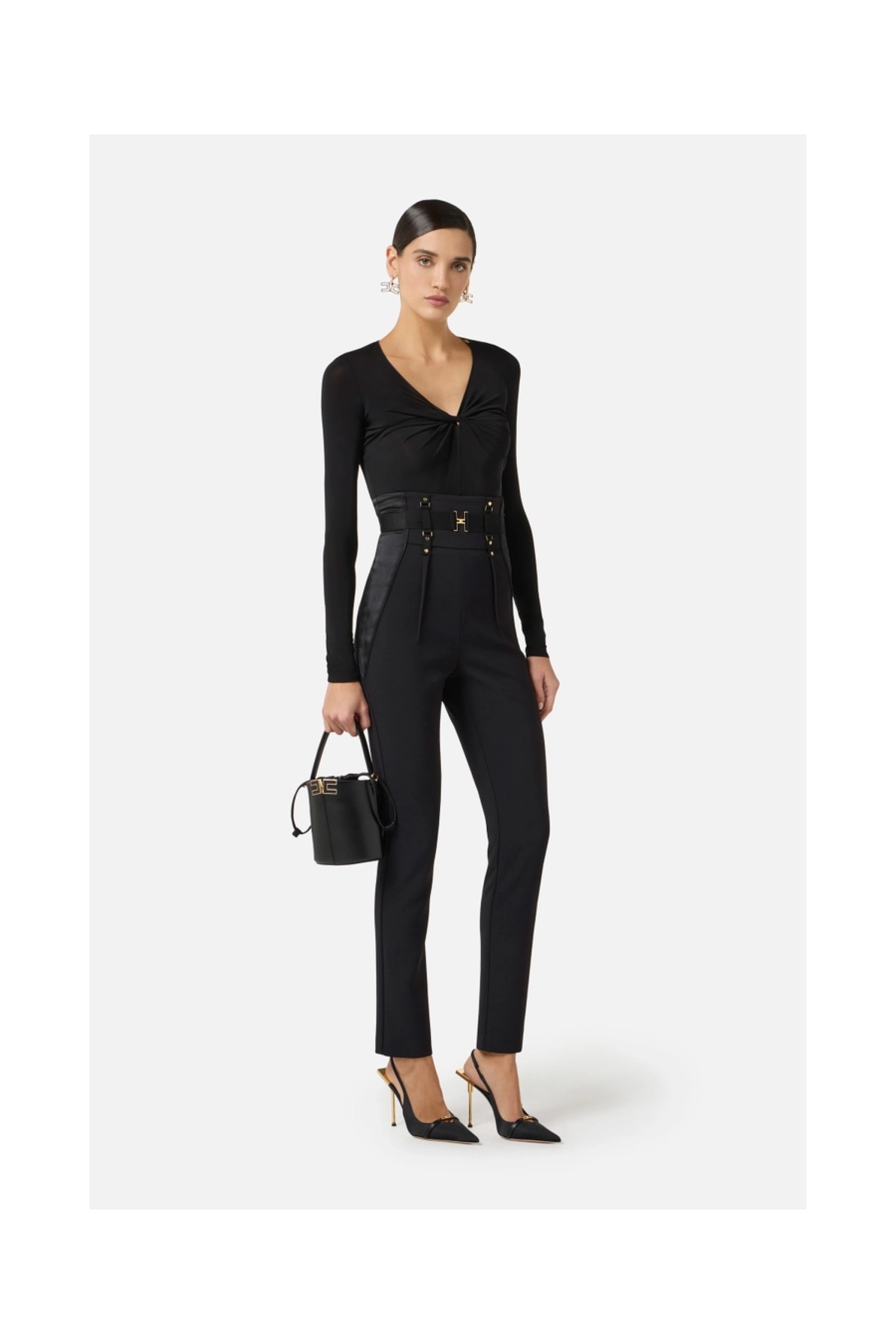 BODY  IN JERSEY CREPE ' CON DRAPEGGIO ELISABETTA FRANCHI