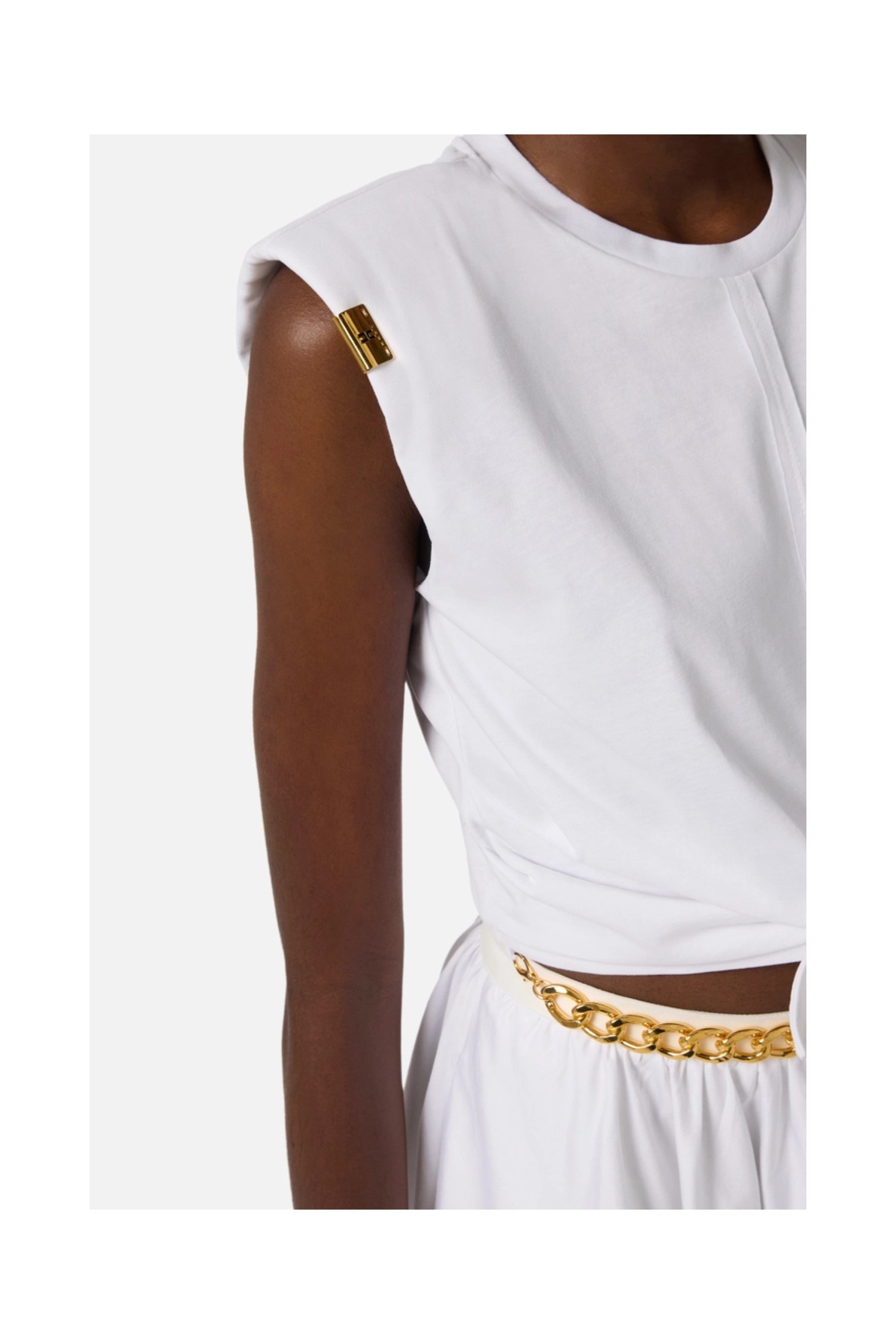 TSHIRT IN JERSEY CON NODO ELISABETTA FRANCHI