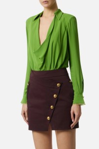 CAMICIA A BODY IN GEORGETTE ELISABETTA FRANCHI