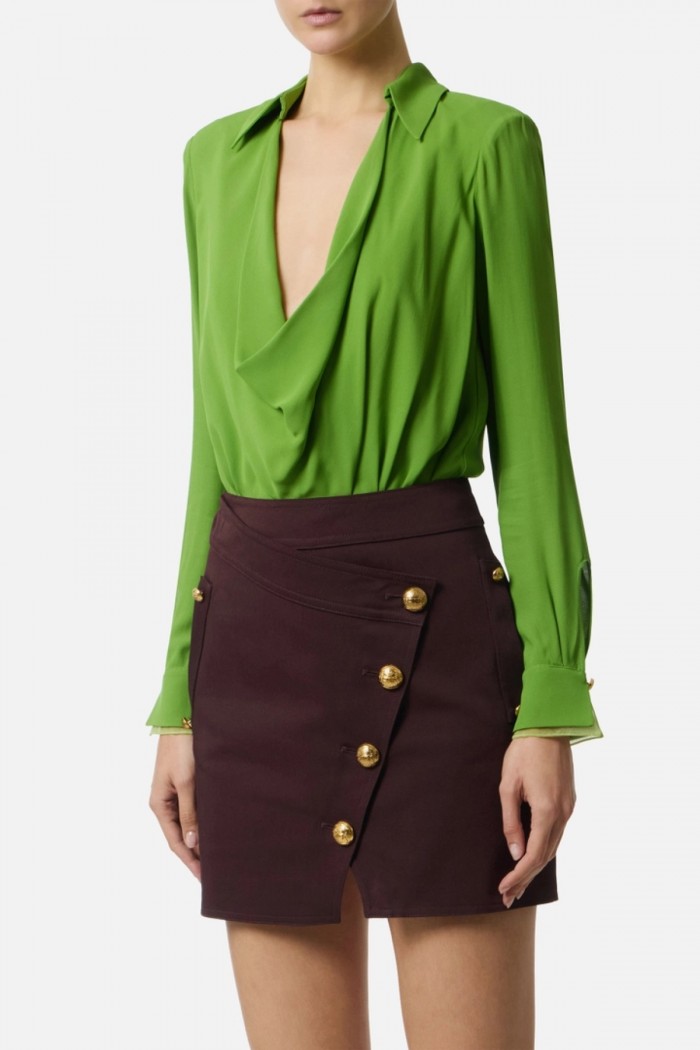 CAMICIA A BODY IN GEORGETTE ELISABETTA FRANCHI