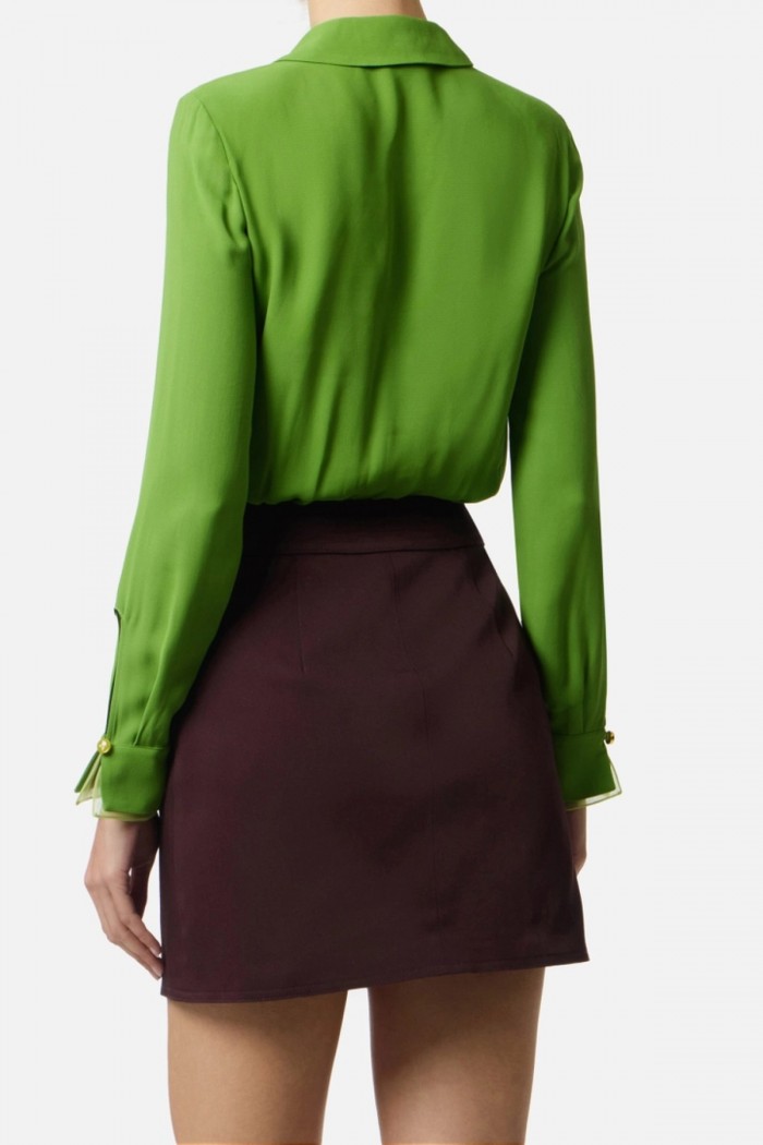 CAMICIA A BODY IN GEORGETTE ELISABETTA FRANCHI