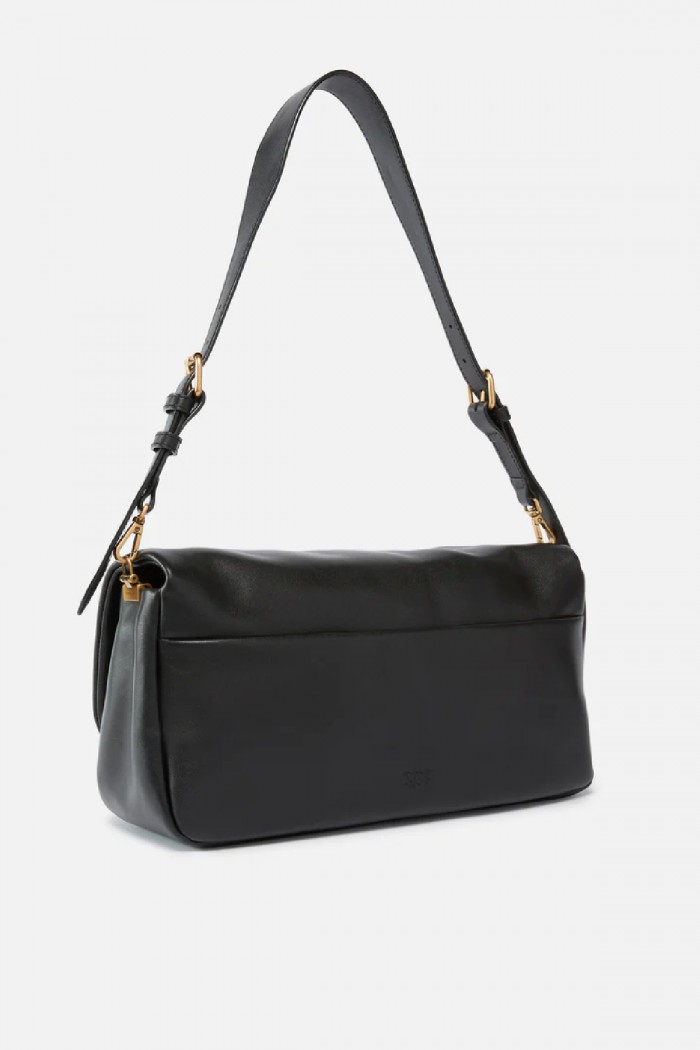 BORSA A TRACOLLA MEDIA LOVE BAG CLICK SOFT HORIZONTAL HANDLE PINKO