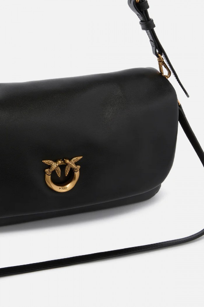 BORSA A TRACOLLA MEDIA LOVE BAG CLICK SOFT HORIZONTAL HANDLE PINKO