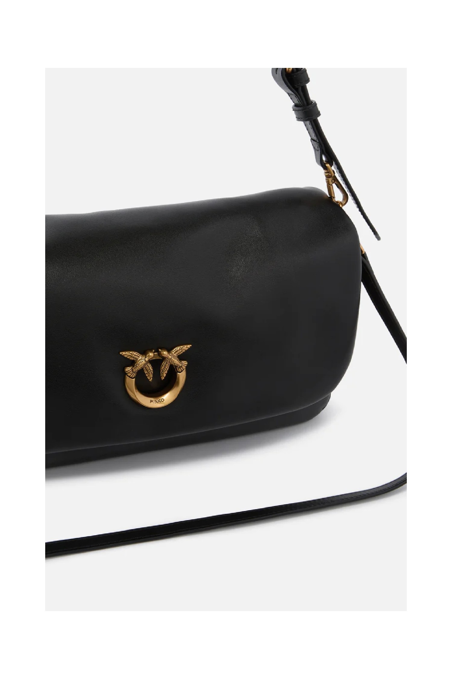 BORSA A TRACOLLA MEDIA LOVE BAG CLICK SOFT HORIZONTAL HANDLE PINKO