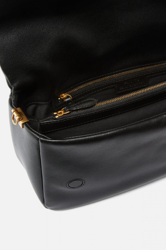 BORSA A TRACOLLA MEDIA LOVE BAG CLICK SOFT HORIZONTAL HANDLE PINKO