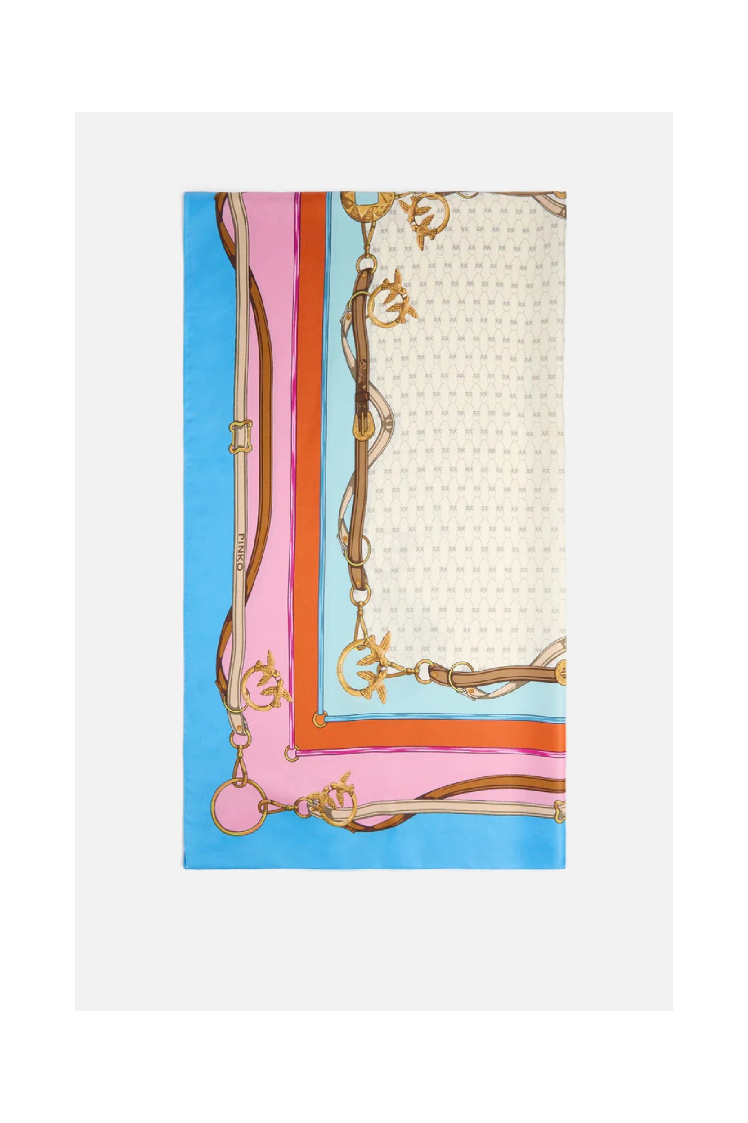 FOULARD CON STAMPA MULTICOLOR PINKO