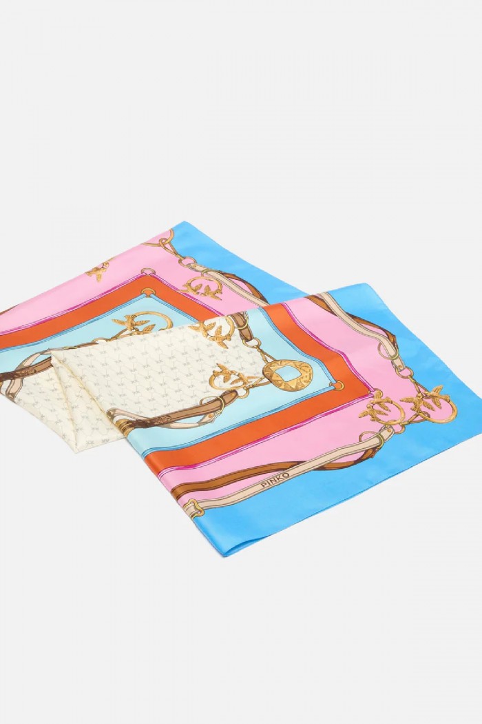 FOULARD CON STAMPA MULTICOLOR PINKO