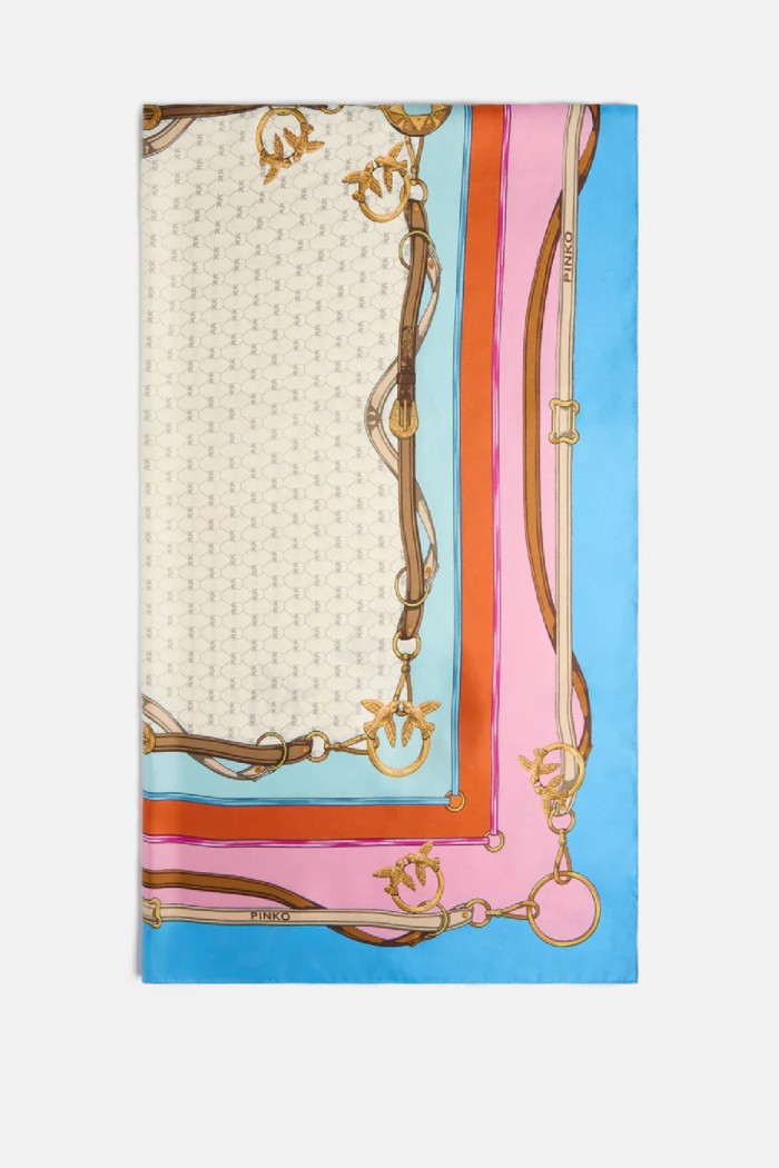 FOULARD CON STAMPA MULTICOLOR PINKO