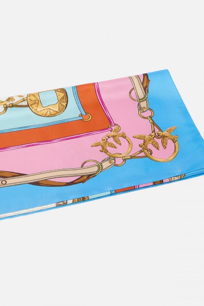 FOULARD CON STAMPA MULTICOLOR PINKO
