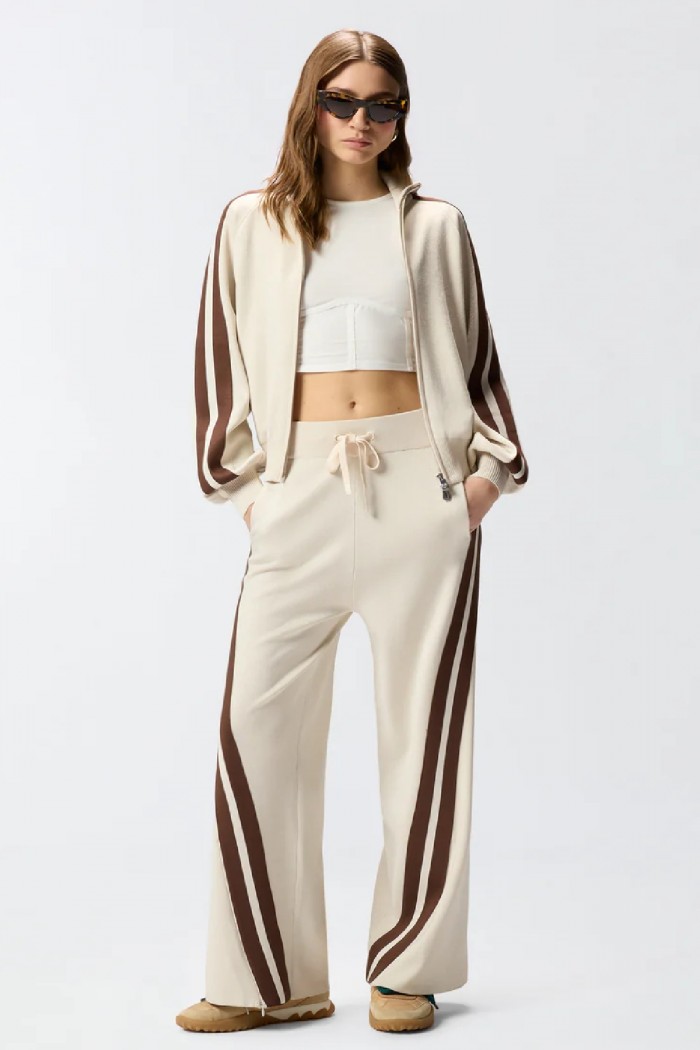 PANTALONI SPORTIVI CON BANDE PINKO