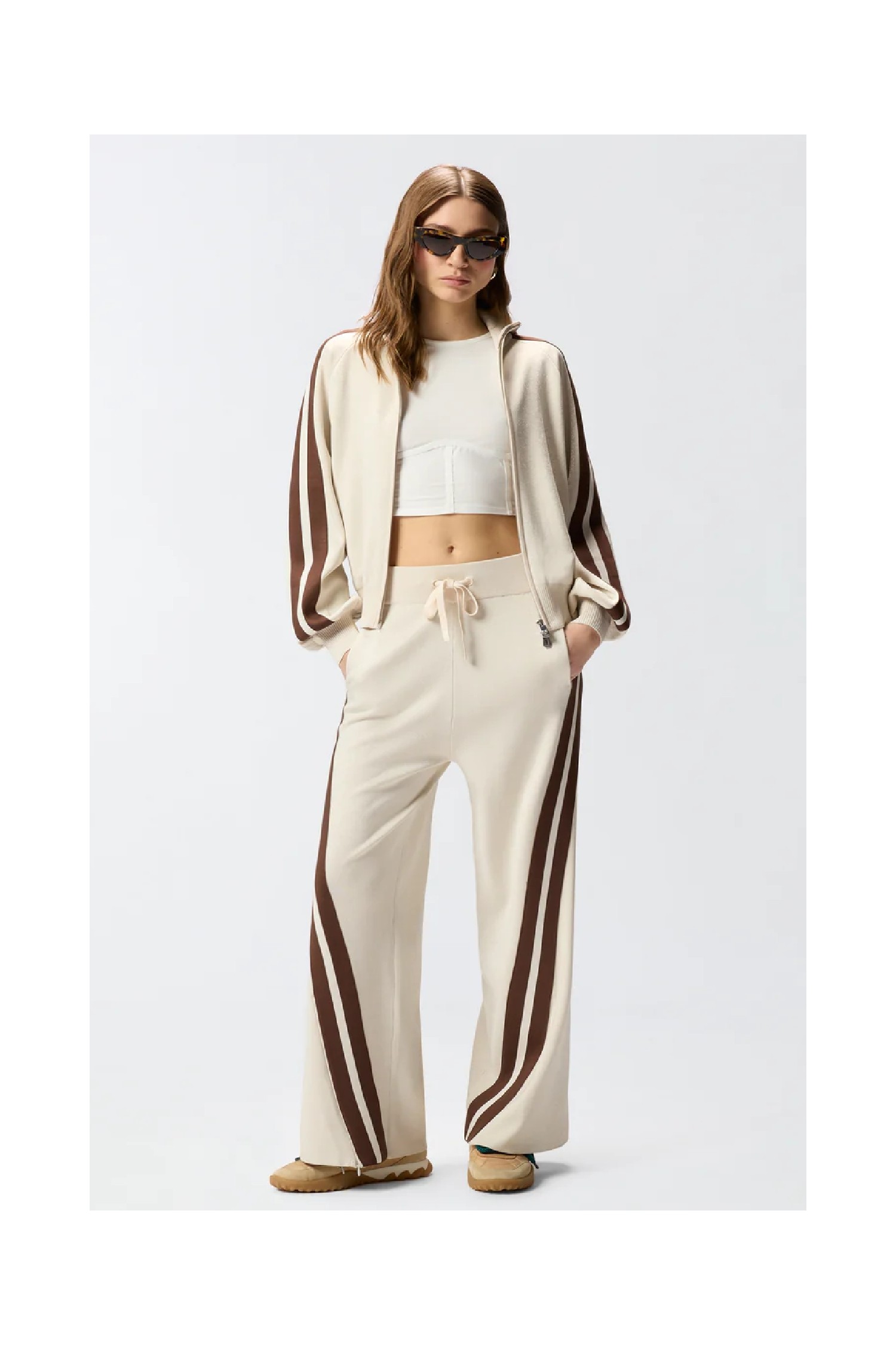 PANTALONI SPORTIVI CON BANDE PINKO