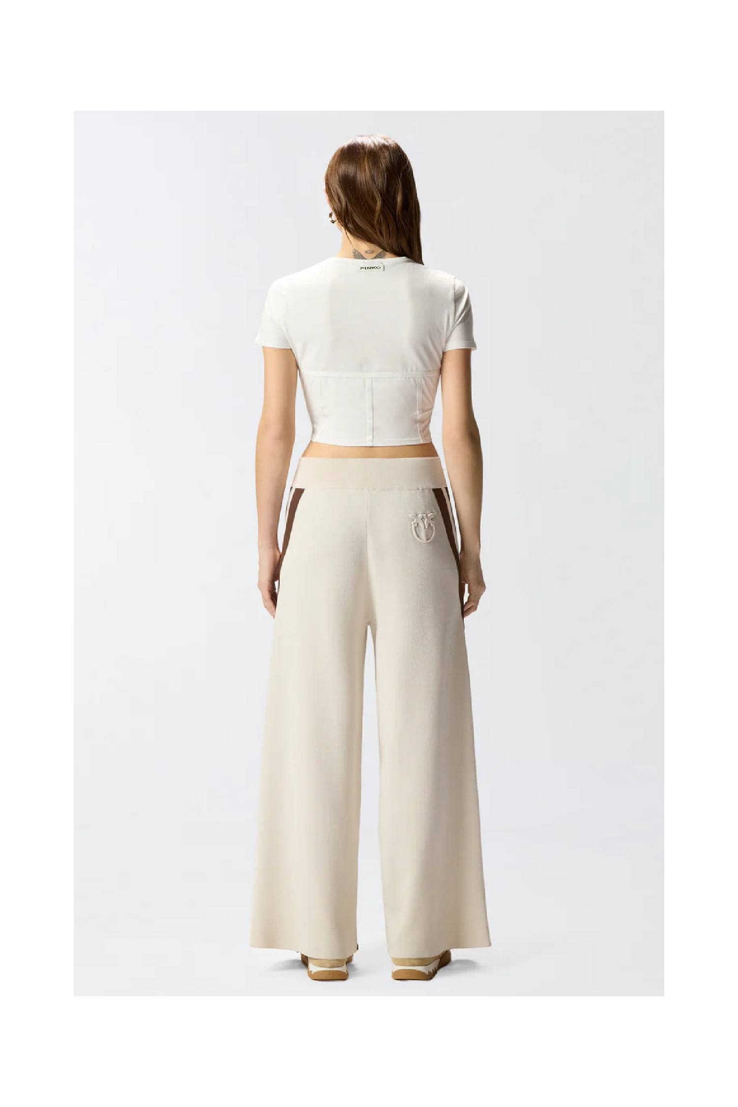PANTALONI SPORTIVI CON BANDE PINKO