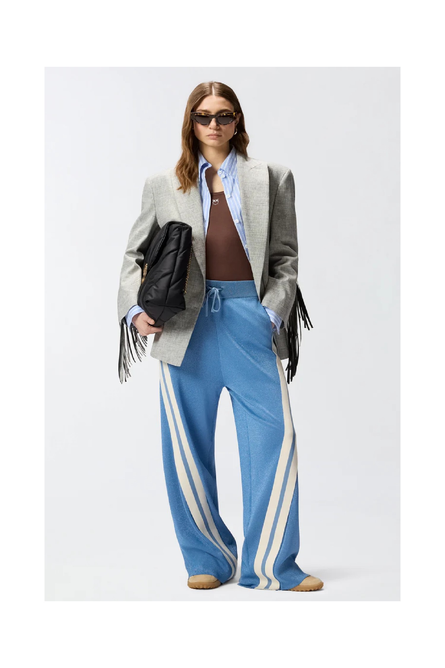 PANTALONI SPORTIVI CON BANDE PINKO