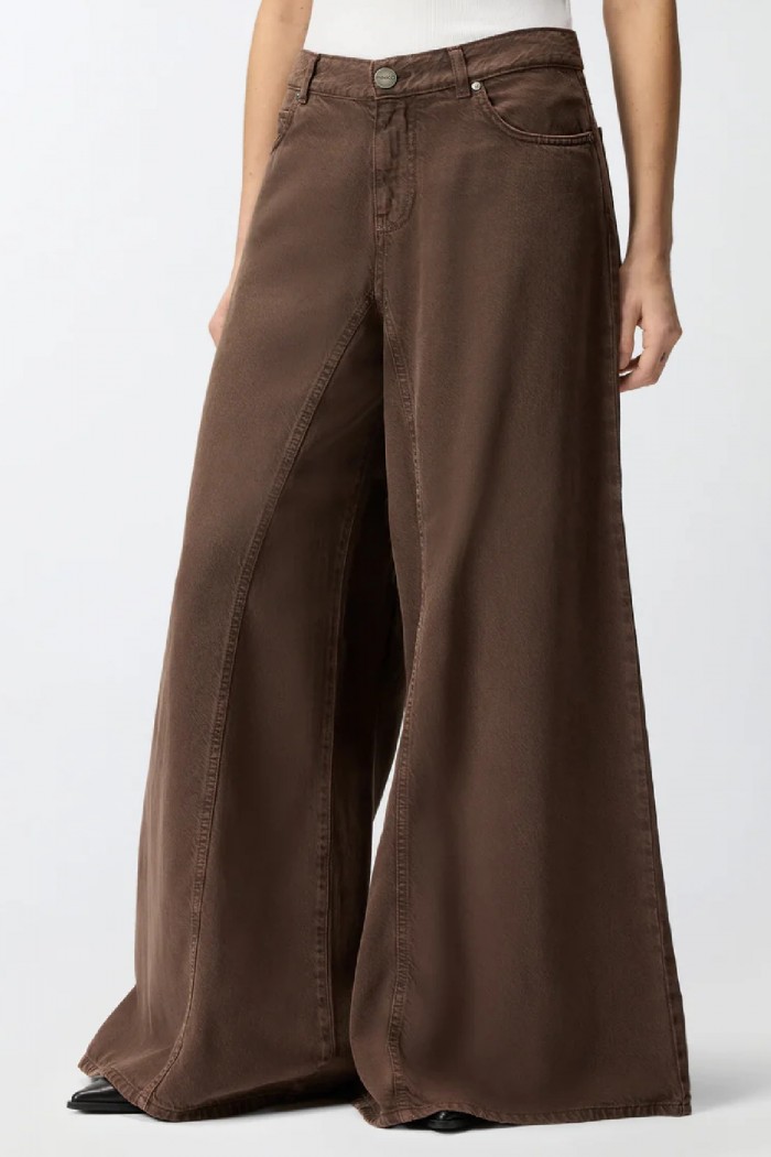 JEANS SUPER WIDE LEG PINKO
