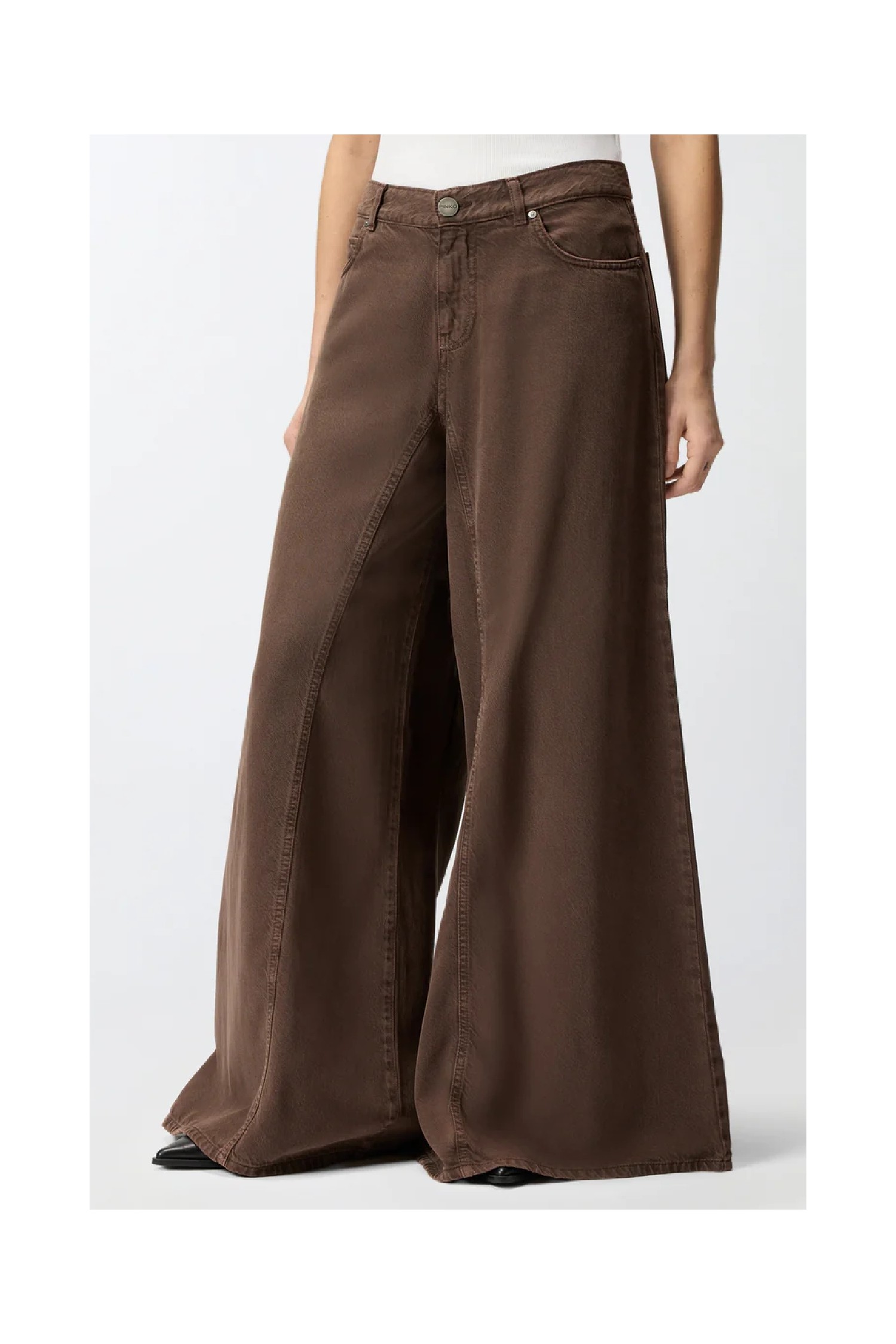 JEANS SUPER WIDE LEG PINKO