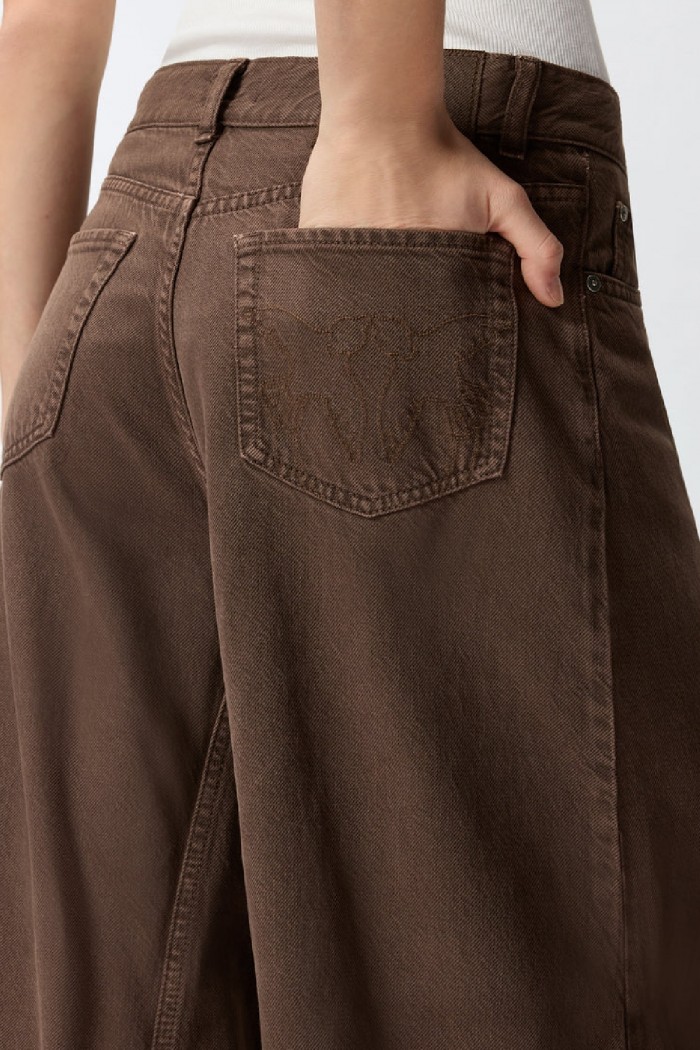JEANS SUPER WIDE LEG PINKO