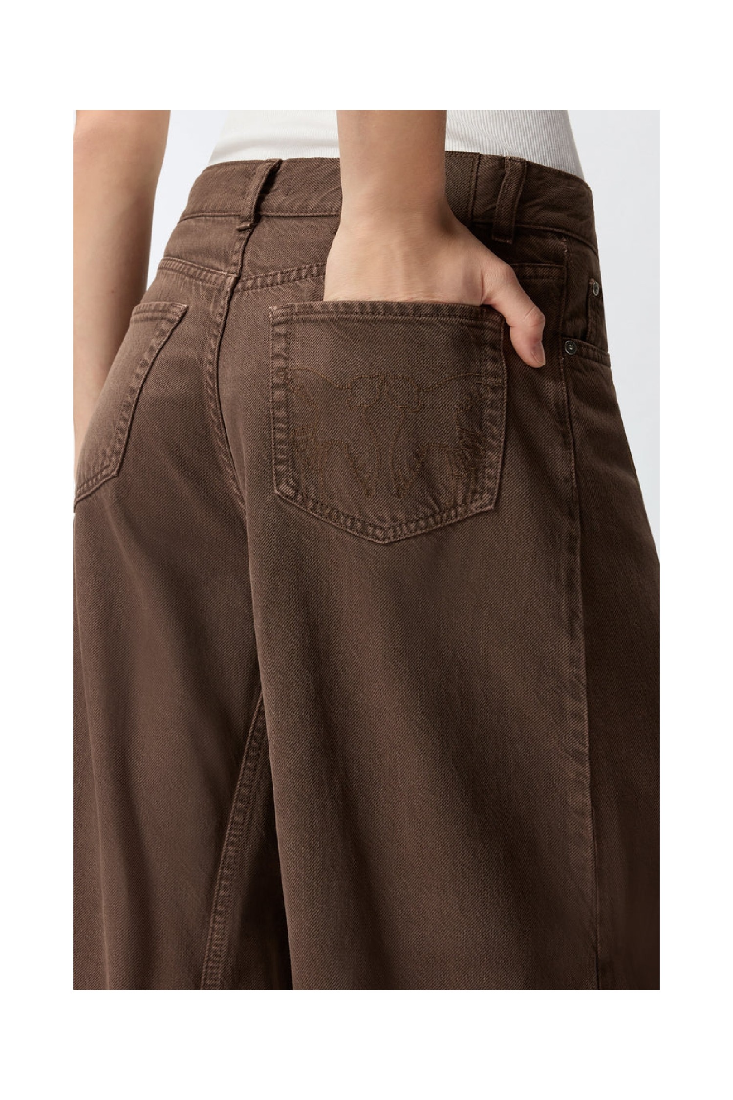 JEANS SUPER WIDE LEG PINKO