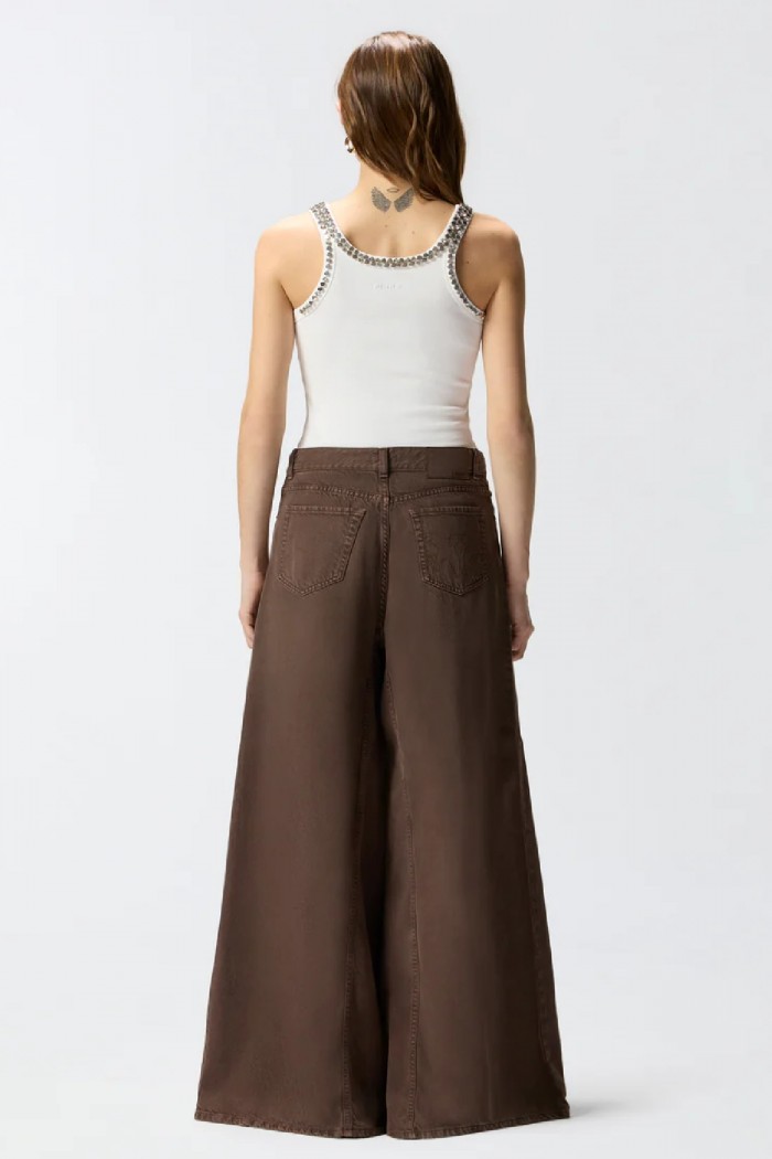 JEANS SUPER WIDE LEG PINKO